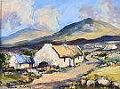 WEST OF IRELAND COTTAGES by Frank McAuley at Ross's Online Art Auctions
