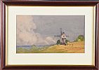 WINDMILL AT MILTON ABBEY by Herbert Goodlife at Ross's Online Art Auctions