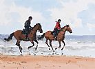 CANTERING ALONG THE BEACH by Kenny Hayes at Ross's Online Art Auctions