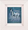 MUSTANG ON BLUE by Con Campbell at Ross's Online Art Auctions