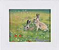 IRISH BROWN HARES by Josephine Guilfoyle at Ross's Online Art Auctions