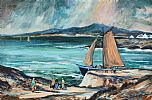 HERRING BOATS by Patrick Murphy at Ross's Online Art Auctions