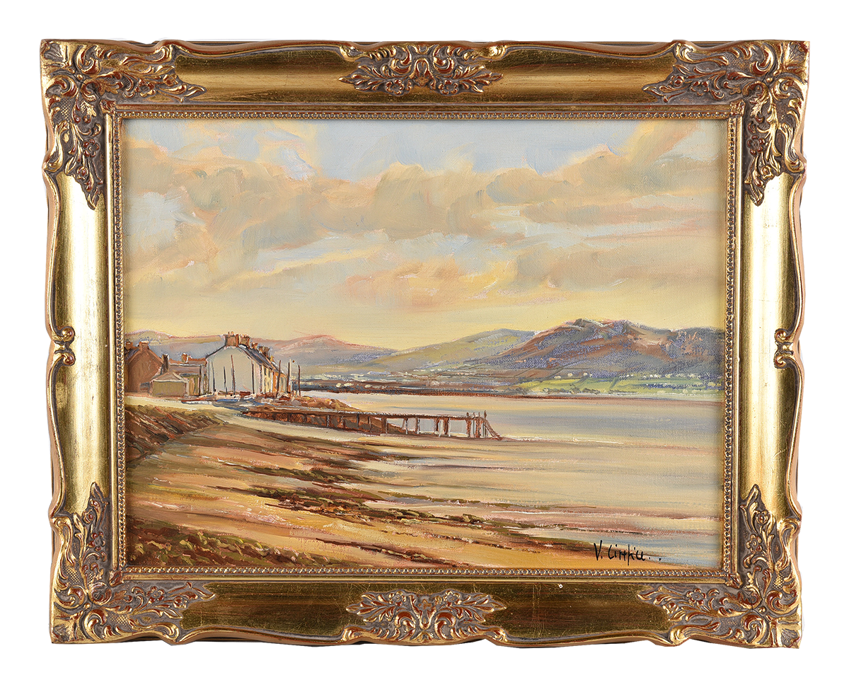 BELFAST LOUGH FROM HOLYWOOD by Vittorio Cirefice at Ross's Online Art Auctions