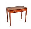EDWARDIAN INLAID MAHOGANY SIDE TABLE at Ross's Online Art Auctions