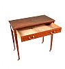 EDWARDIAN INLAID MAHOGANY SIDE TABLE at Ross's Online Art Auctions