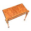 FINE VICTORIAN WALNUT TURNOVER LEAF GAMES TABLE at Ross's Online Art Auctions