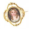 VICTORIAN OVAL BROOCH at Ross's Online Art Auctions