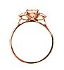 9CT ROSE GOLD MORGANITE AND DIAMOND RING at Ross's Online Art Auctions