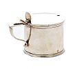 STERLING SILVER MUSTARD POT at Ross's Online Art Auctions