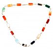 9CT GOLD AGATE NECKLACE at Ross's Online Art Auctions