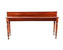 6FT VICTORIAN MAHOGANY CONSOLE TABLE at Ross's Online Art Auctions