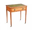 EDWARDIAN WALNUT WRITING TABLE at Ross's Online Art Auctions