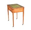 EDWARDIAN WALNUT WRITING TABLE at Ross's Online Art Auctions