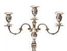 PAIR OF SILVER CANDELABRA at Ross's Online Art Auctions