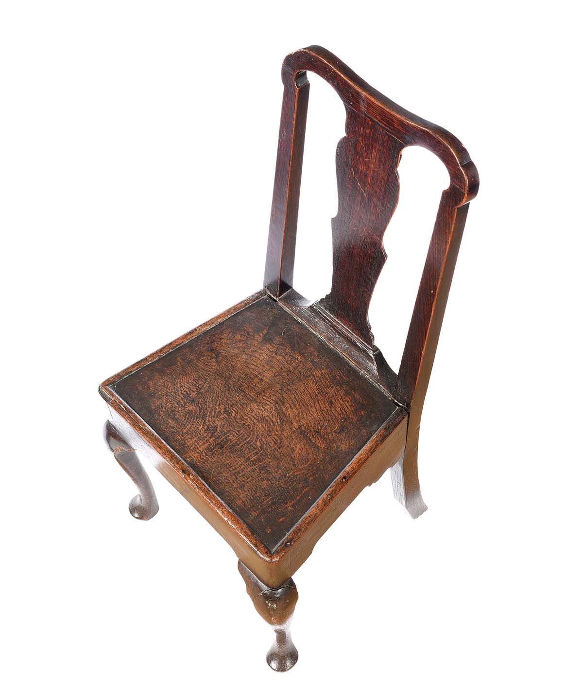 PAIR OF GEORGIAN OAK COUNTRY CHAIRS at Ross's Online Art Auctions