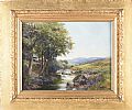 WILLIAM DICKIE RIVER & LANDSCAPE at Ross's Online Art Auctions