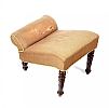 VICTORIAN MAHOGANY UPHOLSTERED GOUT STOOL at Ross's Online Art Auctions