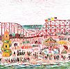 SEASIDE FAIRGROUND by Simeon Stafford at Ross's Online Art Auctions