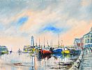 DONAGHADEE HARBOUR, COUNTY DOWN by Niall Campion at Ross's Online Art Auctions