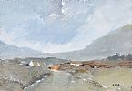COTTAGES IN THE MOURNES by Tom Kerr at Ross's Online Art Auctions