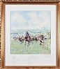 THE EPSOM DERBY by Desmond Murrie at Ross's Online Art Auctions