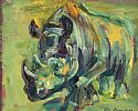 THE RHINO by Con Campbell at Ross's Online Art Auctions