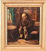 SEATED GENT by After Erskine Nicol RI at Ross's Online Art Auctions