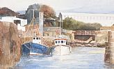 ANNALONG HARBOUR, COUNTY DOWN by William McKibbin at Ross's Online Art Auctions