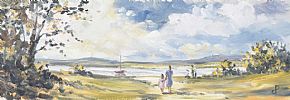 AT STRANGFORD LOUGH by Darin Paul at Ross's Online Art Auctions