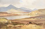 LANDSCAPE NEAR CLIFDEN, CONNEMARA by Maurice Canning Wilks ARHA RUA at Ross's Online Art Auctions