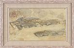 FISH FOSSILS by Gerard Dillon at Ross's Online Art Auctions