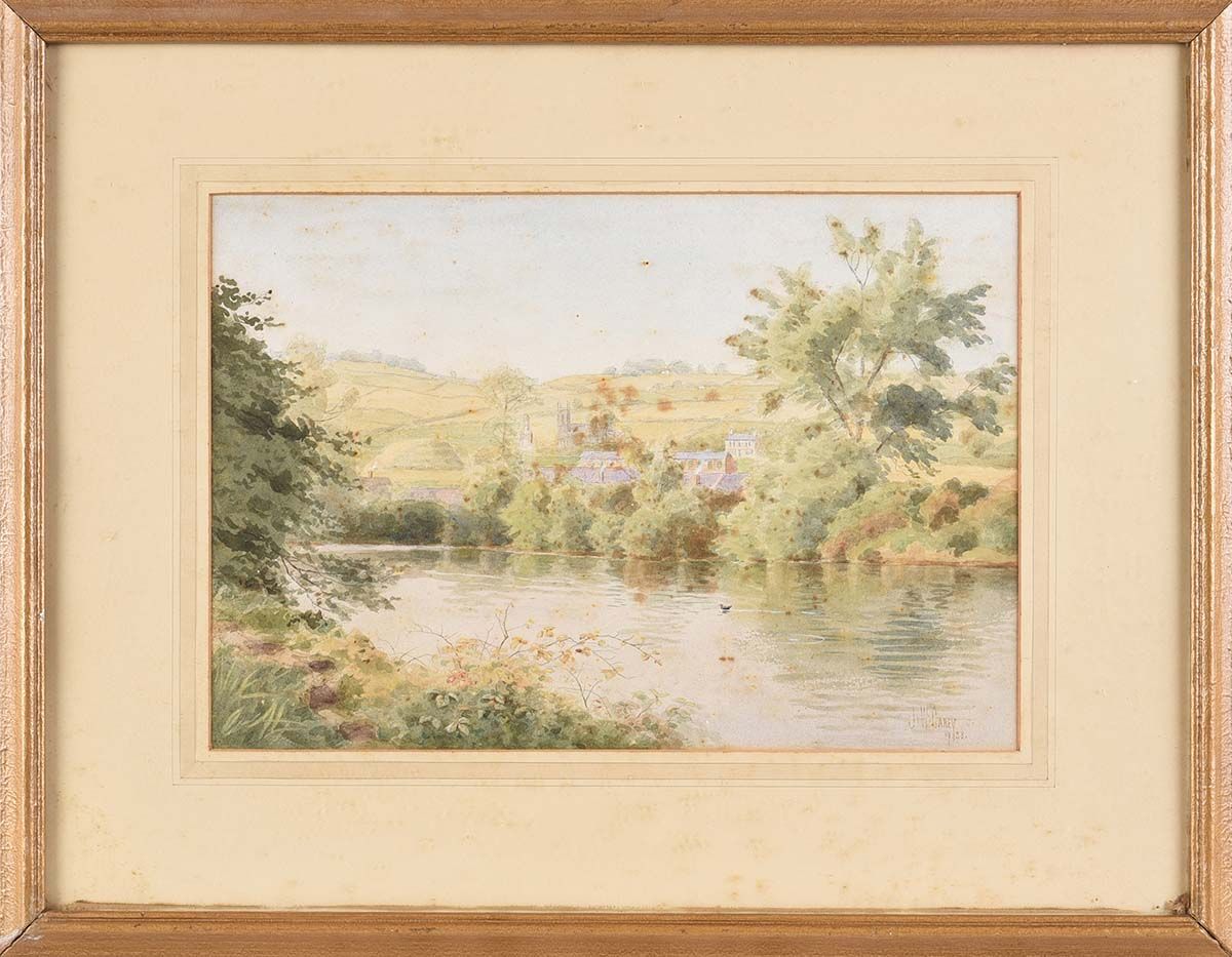 AT DUNDONALD, COUNTY DOWN by Joseph William  Carey RUA at Ross's Online Art Auctions