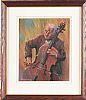 PLAYING THE CELLO by James McDonald at Ross's Online Art Auctions