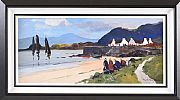 DONEGAL COASTAL COTTAGES by Christopher Duncan at Ross's Online Art Auctions
