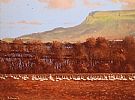 BINEVENAGH MOUNTAIN by David Overend at Ross's Online Art Auctions