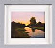 SUNSET ON THE LAGAN by Alan Dickson at Ross's Online Art Auctions