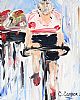 THE CYCLIST by Claire Connor at Ross's Online Art Auctions