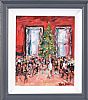 CHRISTMAS IN BEWLEYS CAFE DUBLIN by Marie Devlin at Ross's Online Art Auctions