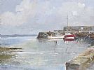 HARBOUR AT ACHILL by Tom Kerr at Ross's Online Art Auctions