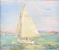 WHITE SAIL by Vittorio Cerefice at Ross's Online Art Auctions