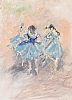 DANCERS IN BLUE by Marie Carroll at Ross's Online Art Auctions