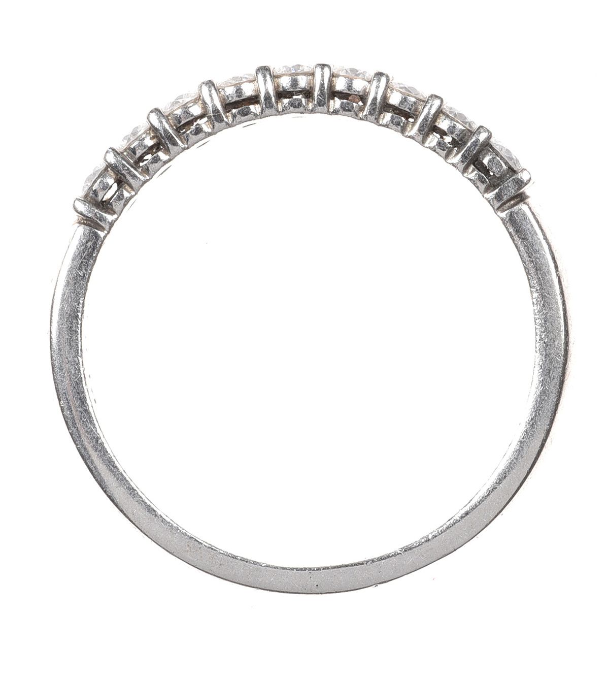 TIFFANY & CO. PLATINUM DIAMOND RING at Ross's Online Art Auctions