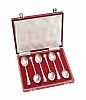 SIX BOXED SILVER SPOONS at Ross's Online Art Auctions
