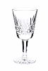 SET OF SIX CRYSTAL WINE GLASSES at Ross's Online Art Auctions
