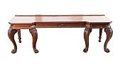 EARLY NINETEENTH CENTURY CARVED MAHOGANY NELSON SERVING TABLE at Ross's Online Art Auctions