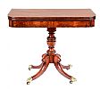 REGENCY MAHOGANY TURNOVER LEAF TEA TABLE at Ross's Online Art Auctions