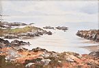 ROCKS & SHORELINE, WEST OF IRELAND by Deirdre O'Donnell at Ross's Online Art Auctions