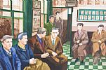 THE WAITING ROOM by Irish School at Ross's Online Art Auctions