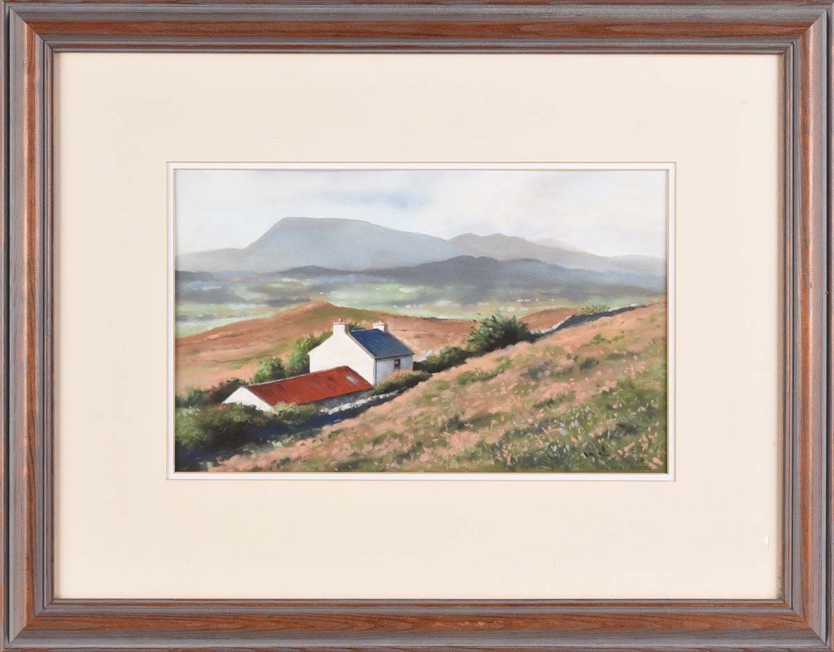 HOUSE IN THE GLENS by Gregory Moore at Ross's Online Art Auctions