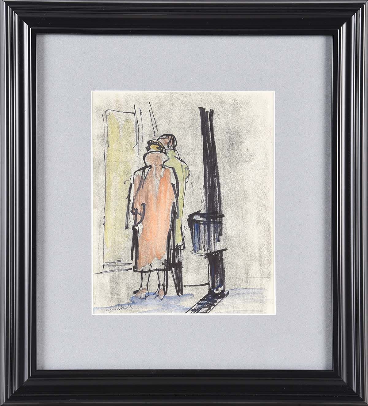 STEPPING OUT by George Campbell RHA RUA at Ross's Online Art Auctions